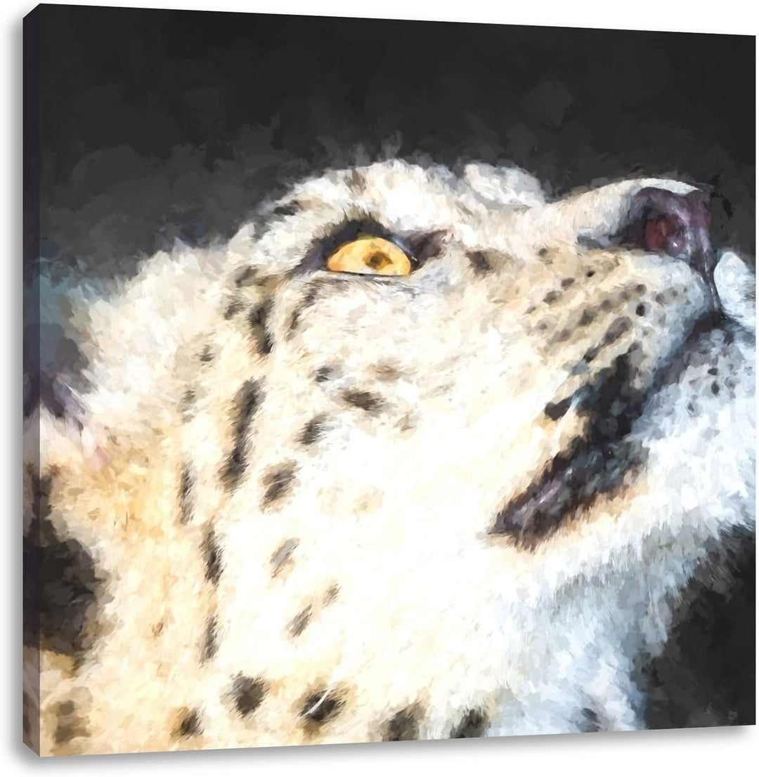 Pixxprint Brooklyn Bridge in New York als Leinwandbild/Grösse: 70x70 cm/Wandbild/Kunstdruck/fertig b