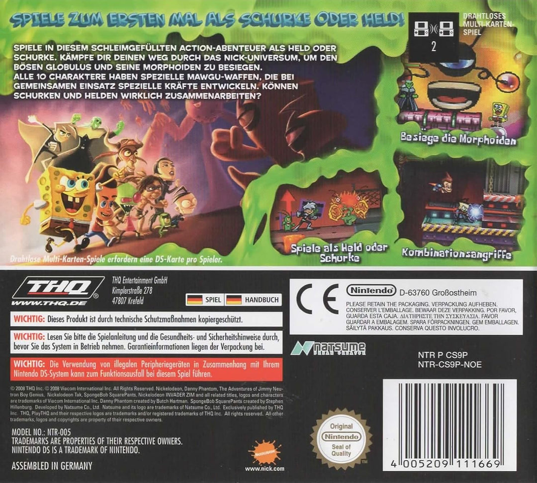 SpongeBob Schwammkopf und seine Freunde, Die Macht des Schleims, Nintendo DS-Spiel
