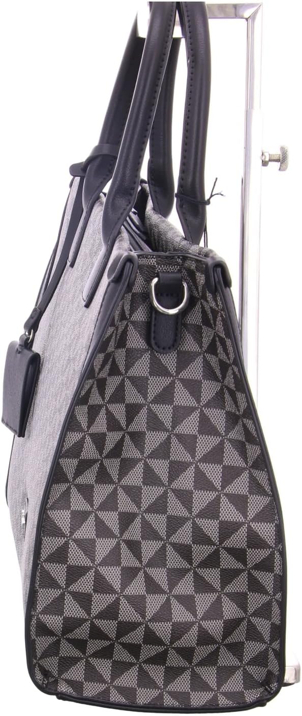 Gabor bags Barina Damen Shopper Umhängetasche Reissverschluss Mixed Black, Mixed Black