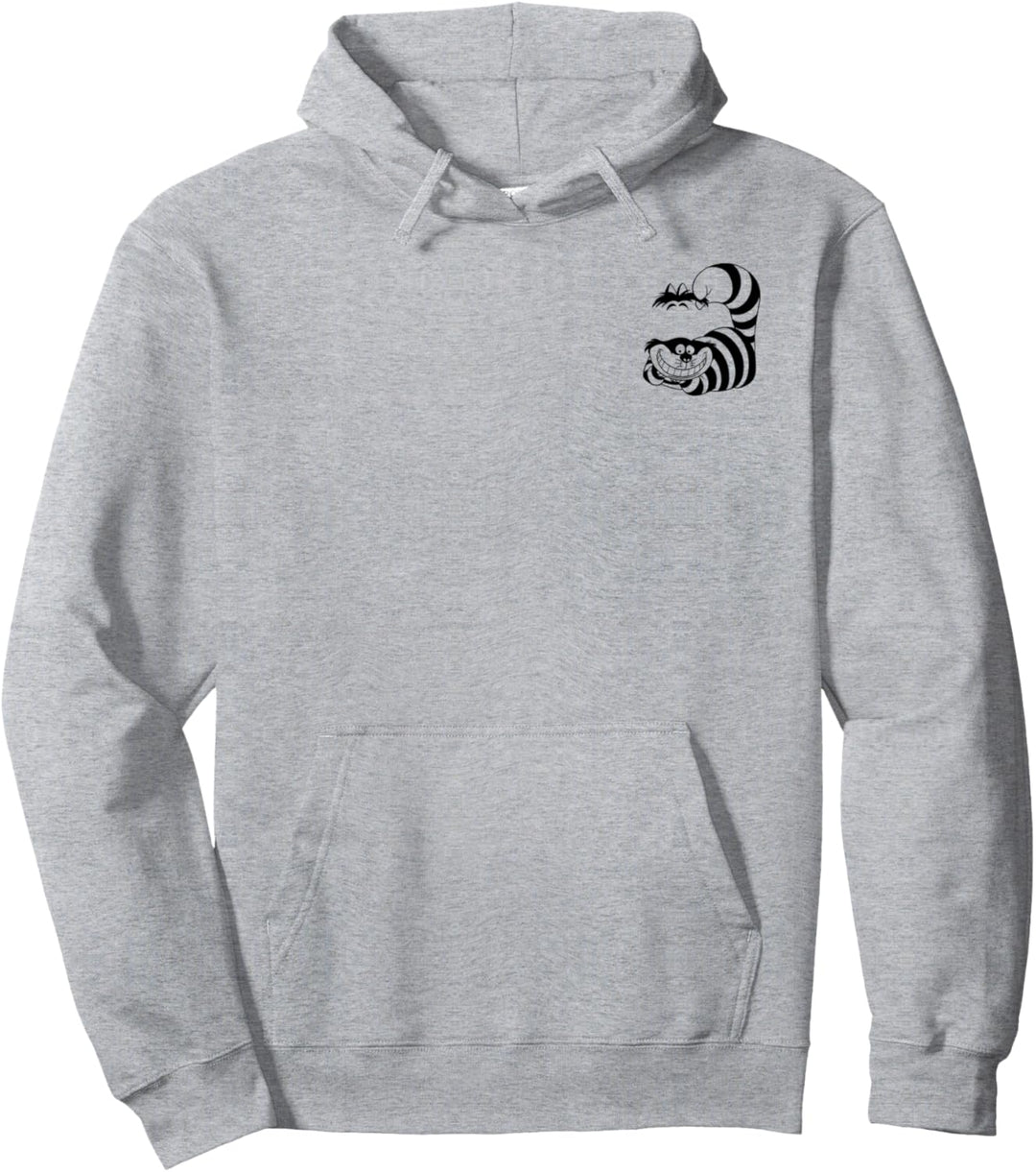 Disney Alice In Wonderland Cheshire Cat Left Chest Pullover Hoodie