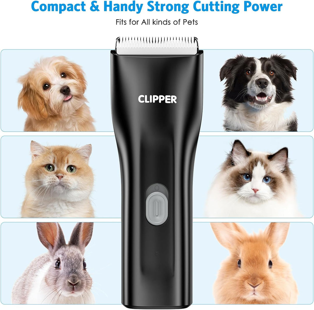 Brifit Leise Hundeschermaschine, IPX7 Wasserdichtes Schermaschine Hund Katze, Profi Hundeschermaschi