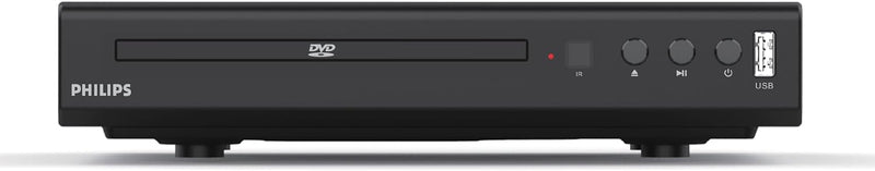 Philips DVD-Player TAEP200/20 - 2021 Modell - Für nahezu alle Disc-Formate - USB Media Link - Schwar