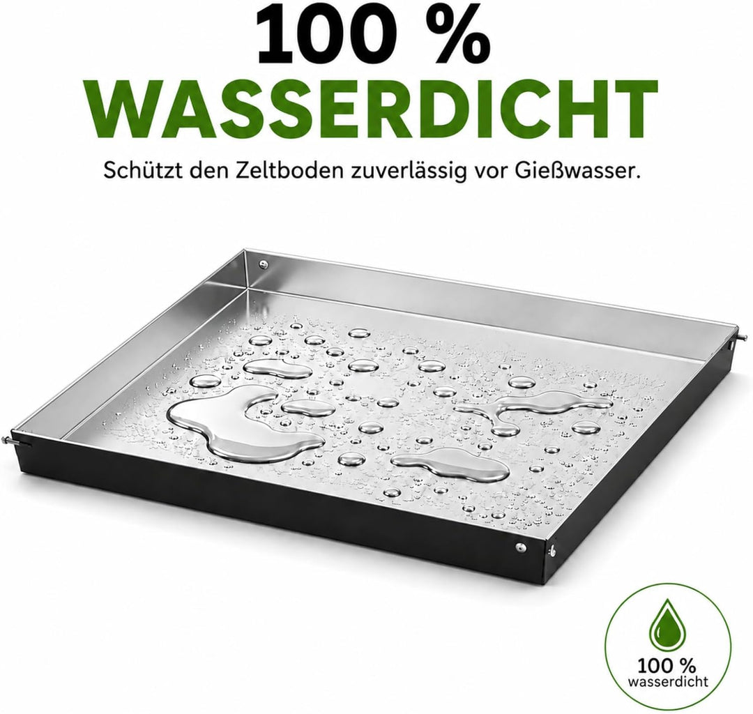 Weedness Secret Jardin Water Tray 120 x 120 cm - Auffang Wanne Bewässerung Homebox Growbox Zubehör A
