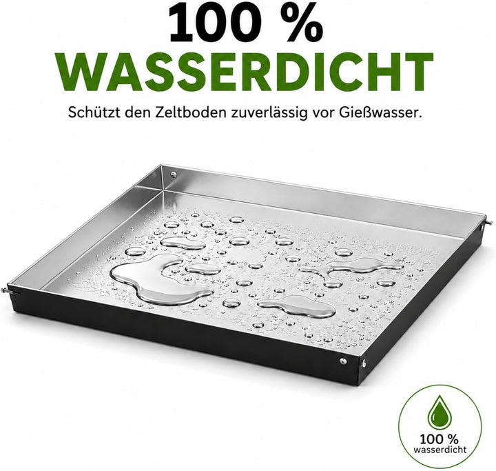 Weedness Secret Jardin Water Tray 120 x 120 cm - Auffang Wanne Bewässerung Homebox Growbox Zubehör A