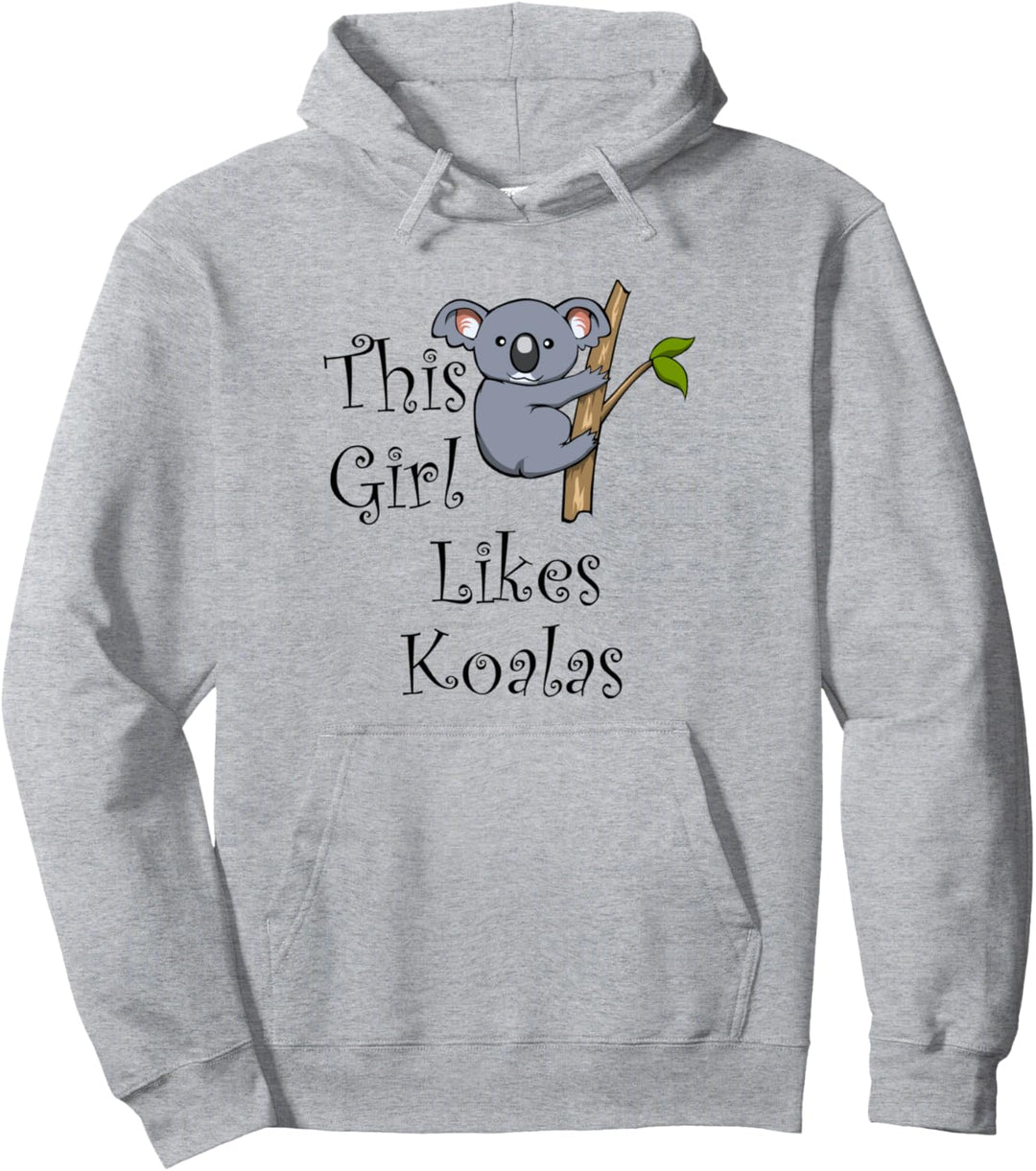 Mädchen mag Koala Niedlicher Koala Bär Natur Tier Pullover Hoodie