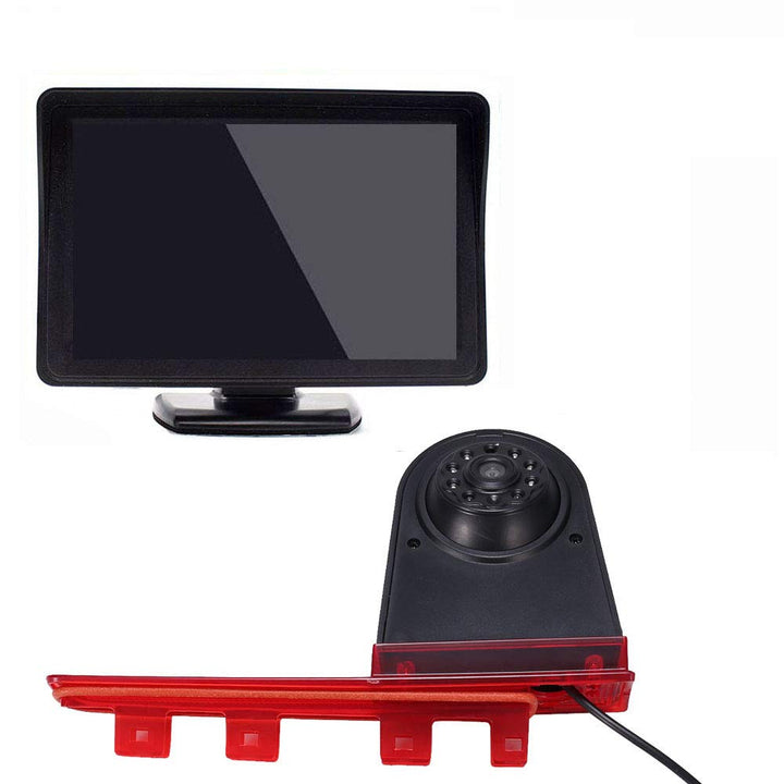「12mm Objektiv CMOS Rückfahrkamera+ 4.3 Zoll TFT LCD Bildschirm Monitor」Bremsleuchte Auto Dach Rückf