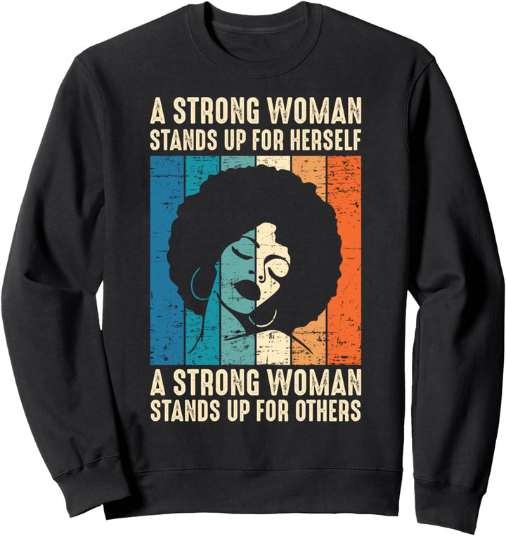 Starke afrikanische Frauen Feminismus Feminist Sweatshirt