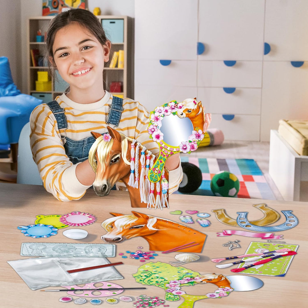 Ravensburger BeCreative Multi Activities Horses - Bastelset für Kinder ab 6 Jahren, Pferde-Bastelpro