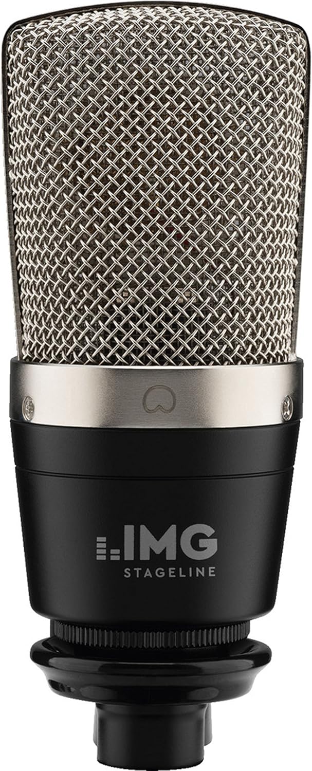 IMG STAGELINE ECMS-60 Grossmembran Kondensator-Mikrofon, Vokal- und Instrumenten-Mikro für den profe