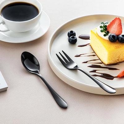 vancasso Besteck Set für 6 Personen, 18/10 Edelstahl Besteckset mit Messer/Gabel/Löffel/Dessertlöffe