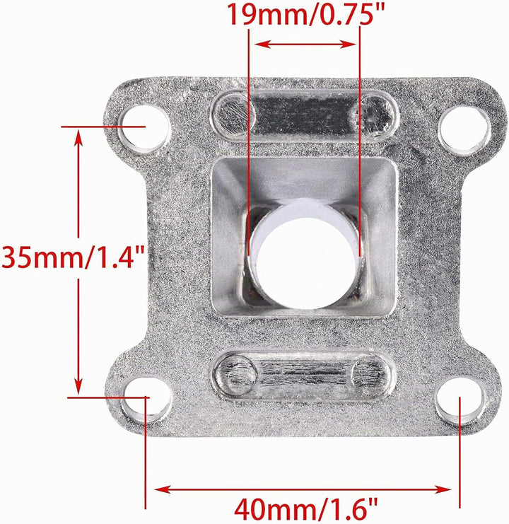 WOOSTAR 19mm Vergaser with Luftfilter Dichtung Versammlung Ersatz für 2 Stroke 47ccm 49ccm Mini ATV