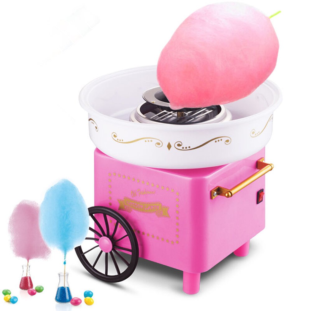 Zuckerwattemaschine, Zuckerwatte für Kinder, Zuckerwatte Maschine mit Stäbchen und Messlöffel, für Z