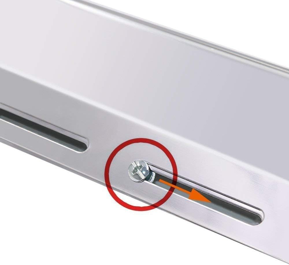 LOKHING 45629 Universal einstellbare Edelstahl BBQ Grill Wärme Zelt, Hitzeschild, Flamme Tamer für B