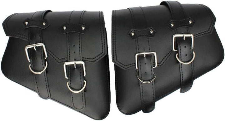 Fopytu Motorrad -satteltaschen Pu Leder -werkzeugtasche Schwingungstasche Seitenbeutel Für Motorrad