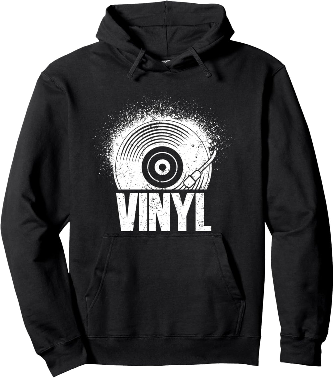 Vinly Plattenspieler Schallplatte Pullover Hoodie