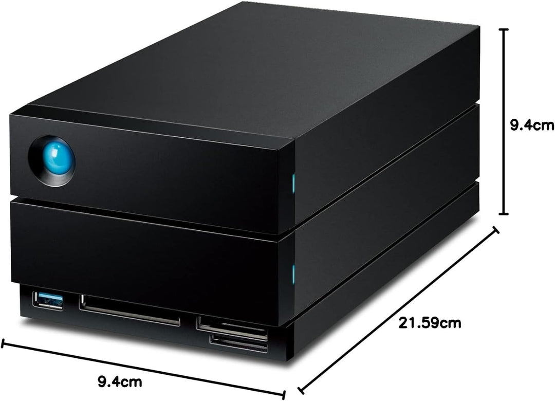 LaCie 2big Dock Thunderbolt 3 20TB externe Festplatte, 3.5 Zoll, Thunderbolt 3, RAID 1, 2, USB-C + C