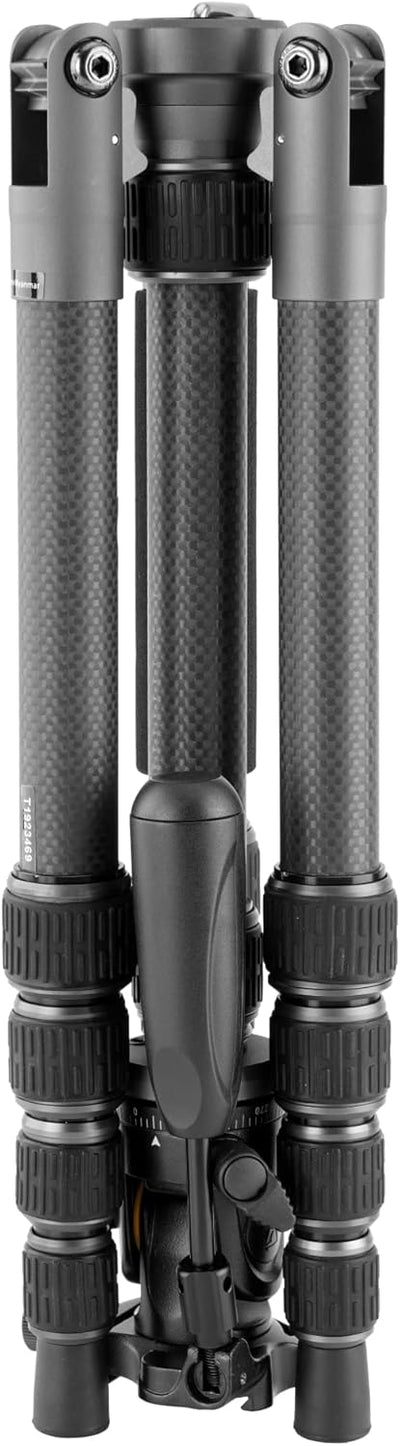 Vanguard Veo 3GO 235CP - kompaktes Stativ, ideal für Naturbeobachtung Carbon 23mm 2 Wege, Carbon 23m