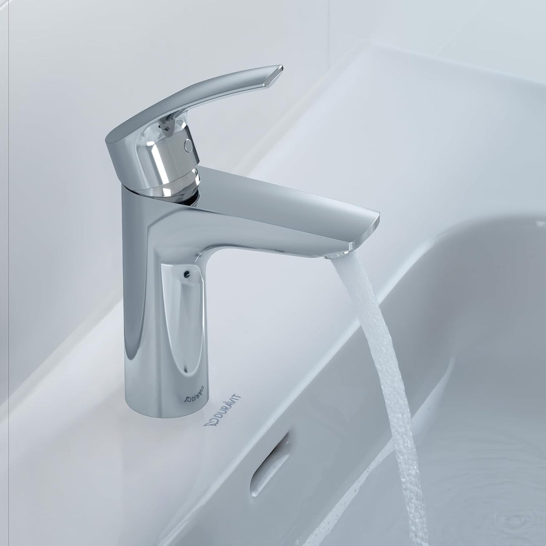 Duravit DuraVelez wassersparende Waschtischarmaturen, Grösse M (Auslauf Höhe 106 mm), energiesparend