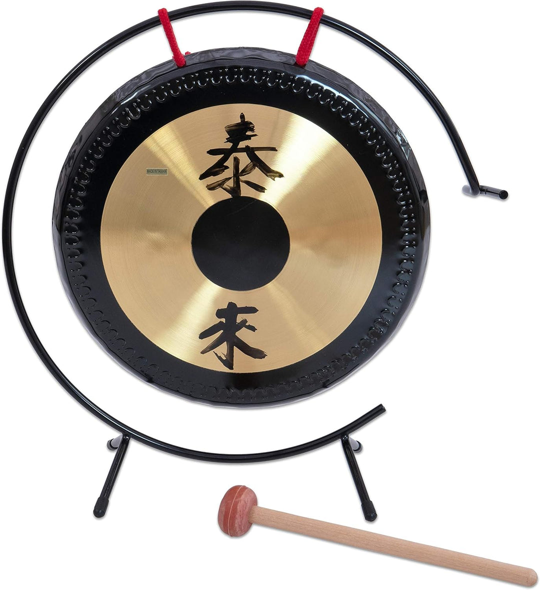Betzold Musik - Tisch-Gong mit Metall-Stativ, Oberfläche: 25 cm, inkl. Schlägel NoColor, NoColor