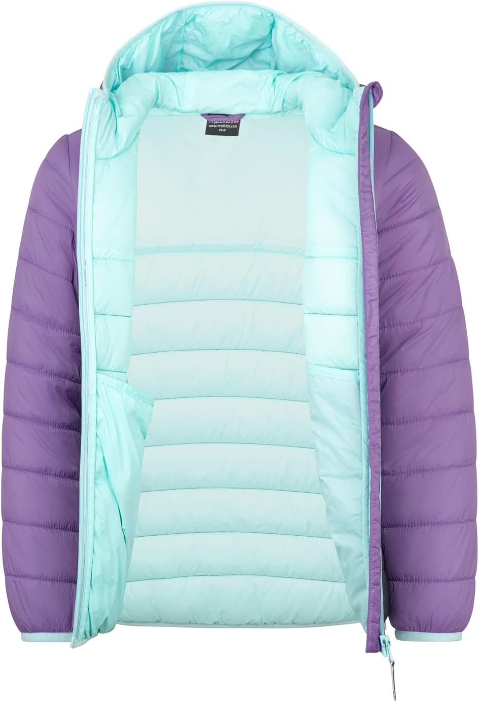 Trollkids Kids Eikefjord Jacket Violet Sorbet/Graphite 92, Violet Sorbet/Graphite 92