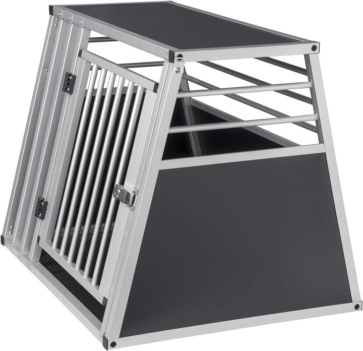 EUGAD Hundetransportbox Alu Hundebox Reisebox Autobox für grosse Hunde Husky Samojede Weimaraner Bor