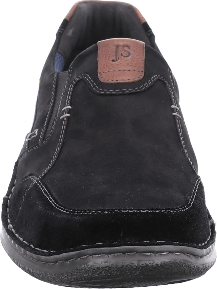 Josef Seibel Herren Slipper Anvers 63,Weite K (Extra weit),Wechselfussbett 45 EU X-Weit Schwarz Komb