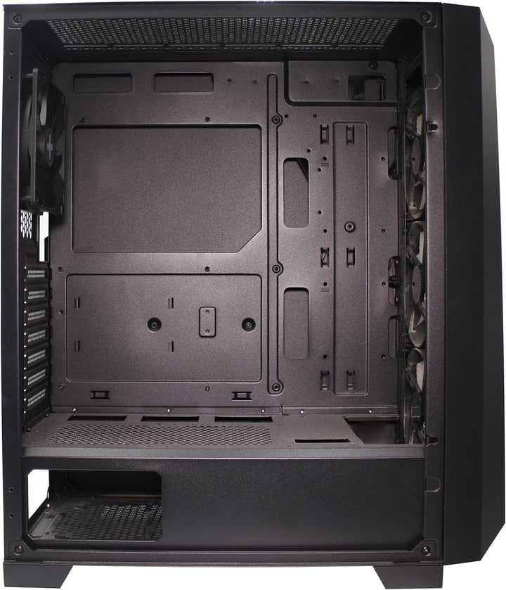 Xilence Xilent Breeze X712.RGB Gaming PC Gehäuse, 3X 120mm ARGB Lüfter, 1x 120mm PWM Lüfter, ATX Mid
