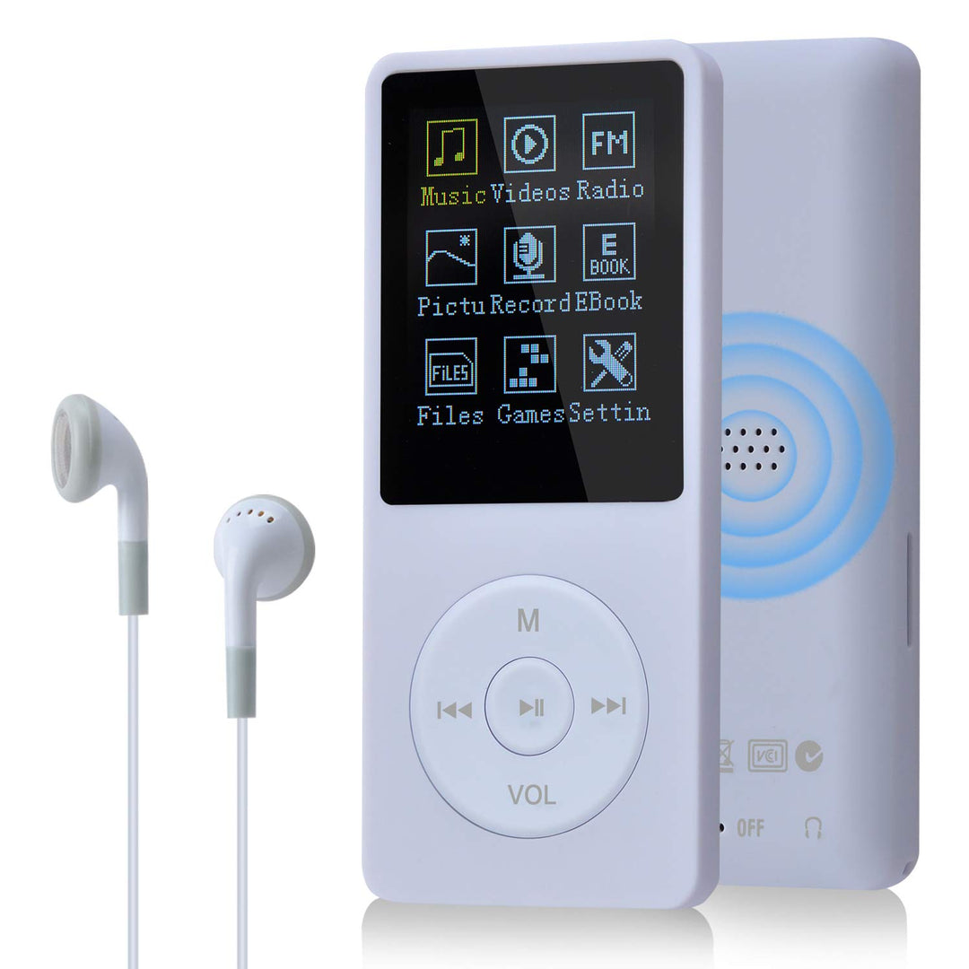 8GB Tragbare MP3 Musik Player, Support bis zu 64GB SD Speicherkarte, Lossless Sound HiFi MP3 Player,