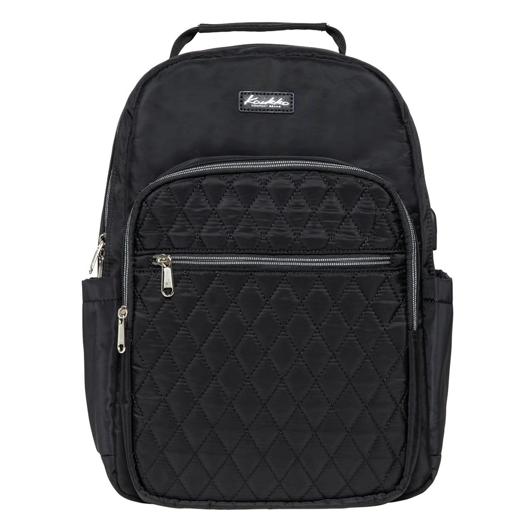 KAUKKO Handgepäck Rucksack mit LaptopFach 14 Zoll, Freizeit Rucksack, Wasserdichter Schultasche für