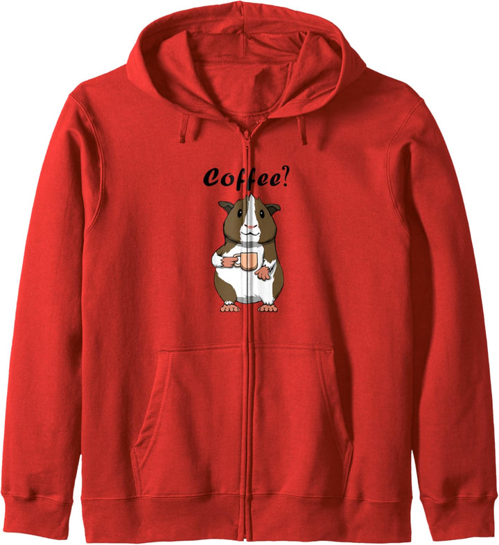 Niedliche Meerschweinchen Coffee Monday Office Kapuzenjacke