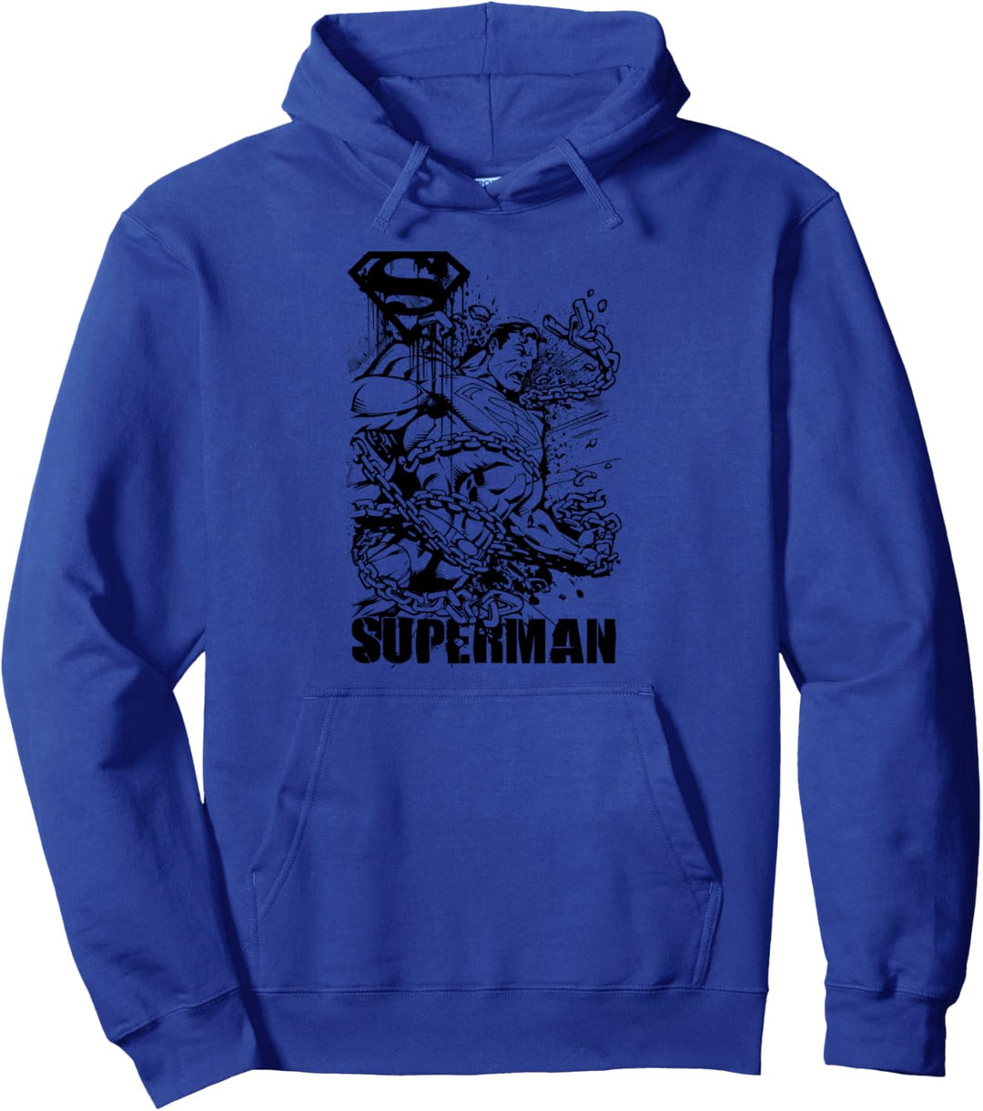 Superman Breaking the Chains Pullover Hoodie