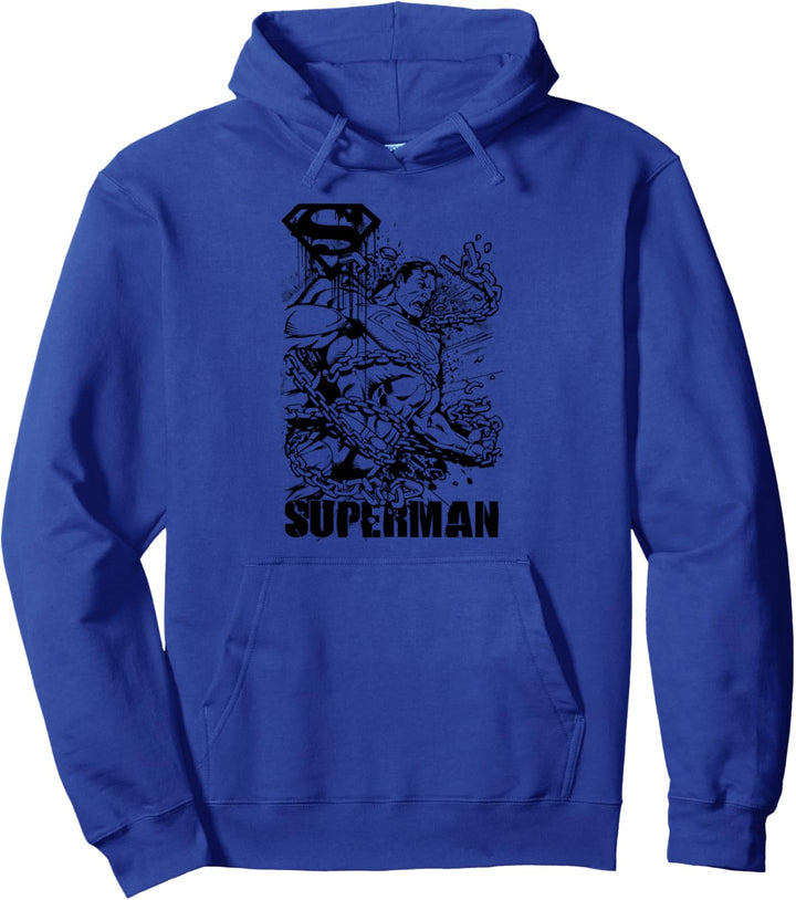 Superman Breaking the Chains Pullover Hoodie