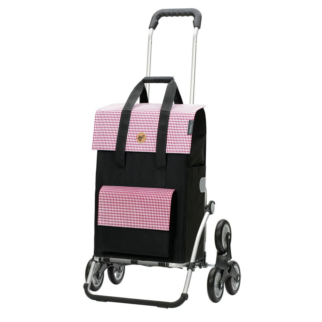 Andersen Shopper Royal Treppensteiger und 49 Liter Tasche Milla rot Rot.