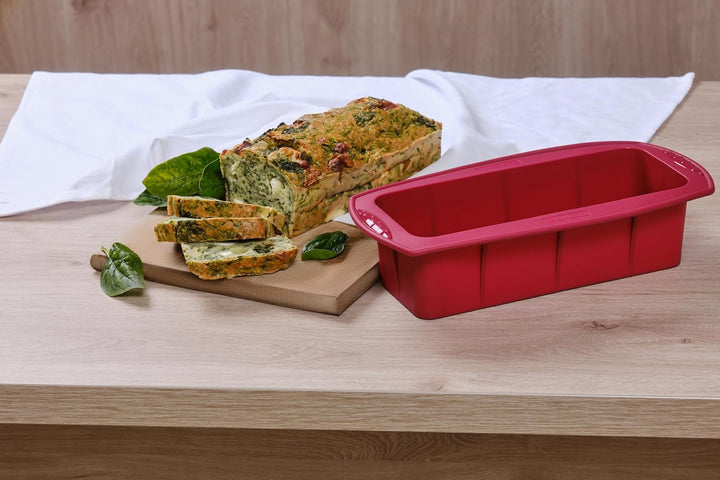 Backhaus FlexBake Silikon Kastenform 26cm – BPA-frei, antihaftend, mit Verstärkungsrand, LFGB-zertif