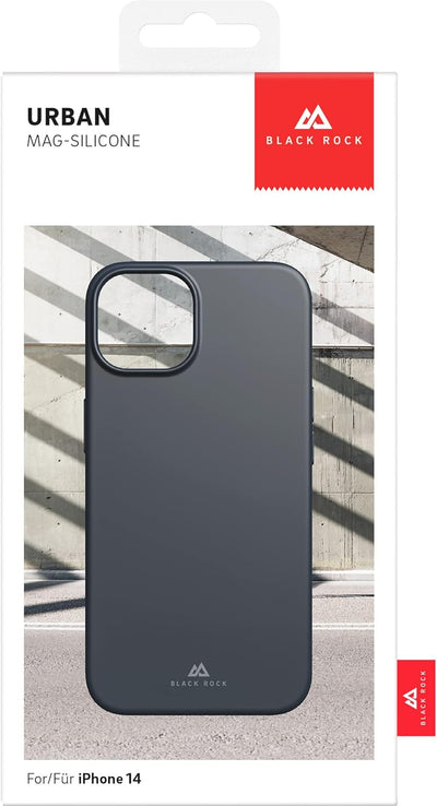 Black Rock - Hülle Mag Urban Protection Case Silikonhülle Passend für Apple iPhone 14 I Handyhülle M