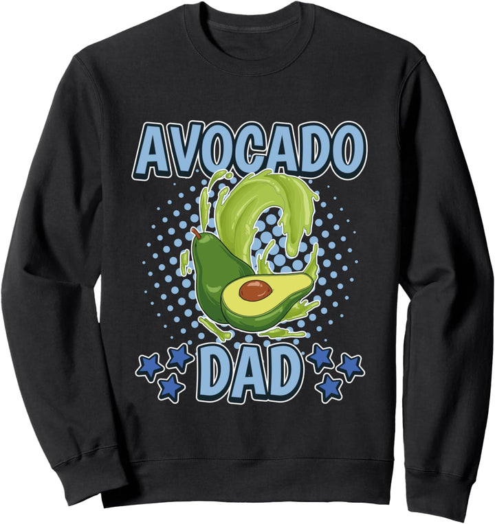 Herren Avocado Dad Papa Vatertag Avocado Sweatshirt