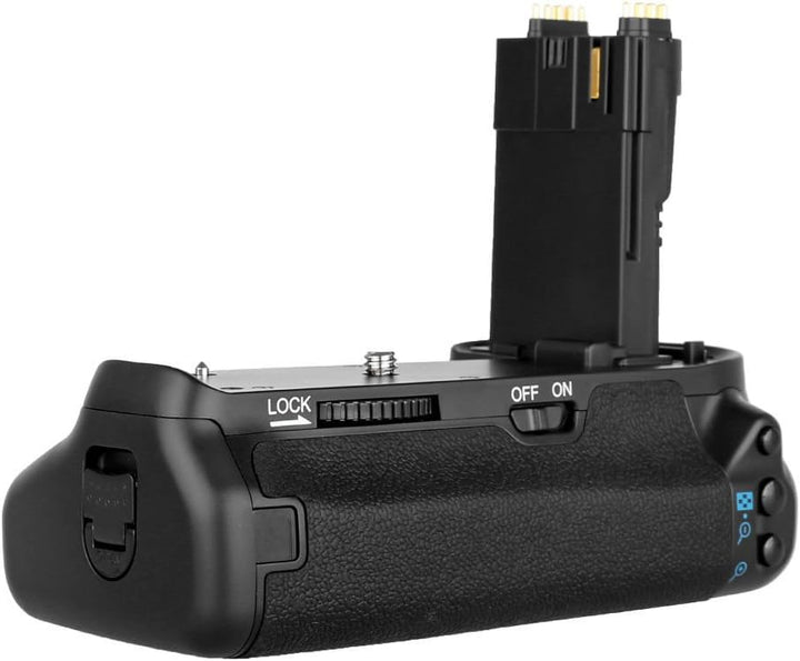 ayex Batteriegriff Passend für Canon EOS 70D 80D 90D ähnlich BG-E14 Akkugriff optimal zum fotografie