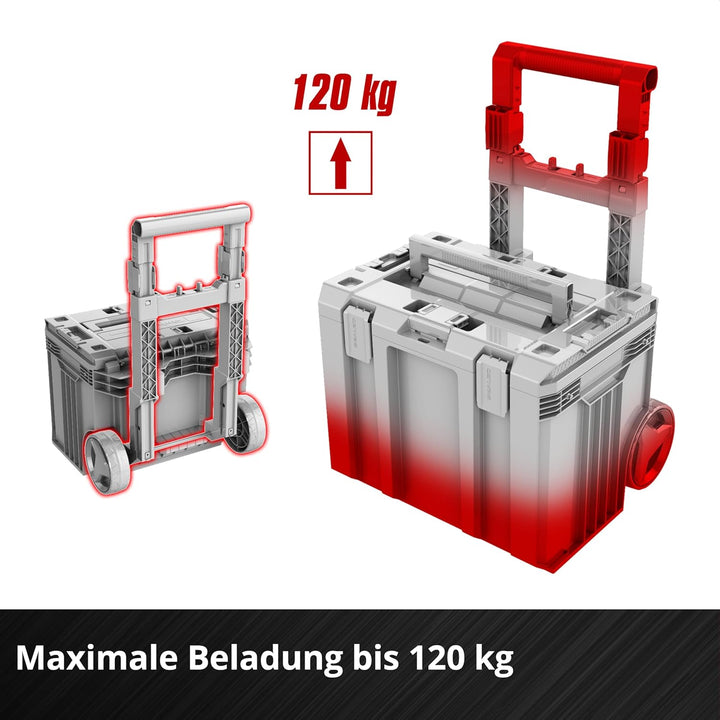 Original Einhell E-Case L SEALED (E-Case-System, max. 120 kg, staubdicht + strahlwassergeschützt, Tr