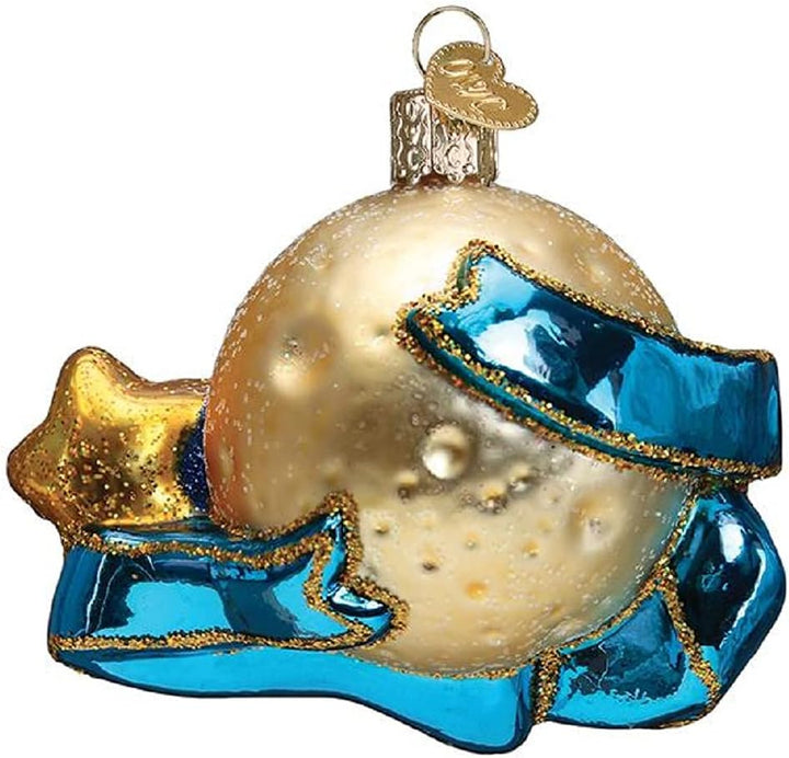 Old World Christmas Ornaments Love You to The Moon &amp; Back Glasornamente für Weihnachtsbaum