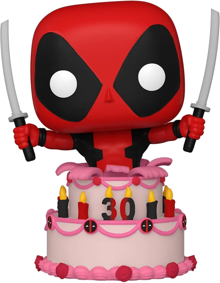 Funko Pop! Marvel: Deadpool 30th - Deadpool in Cake - Vinyl-Sammelfigur - Geschenkidee - Offizielle