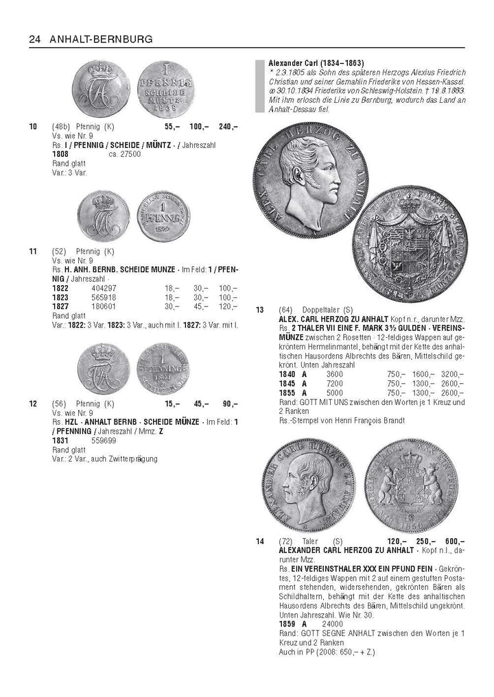 Grosser deutscher Münzkatalog: von 1800 bis heute, Gebundenes Buch