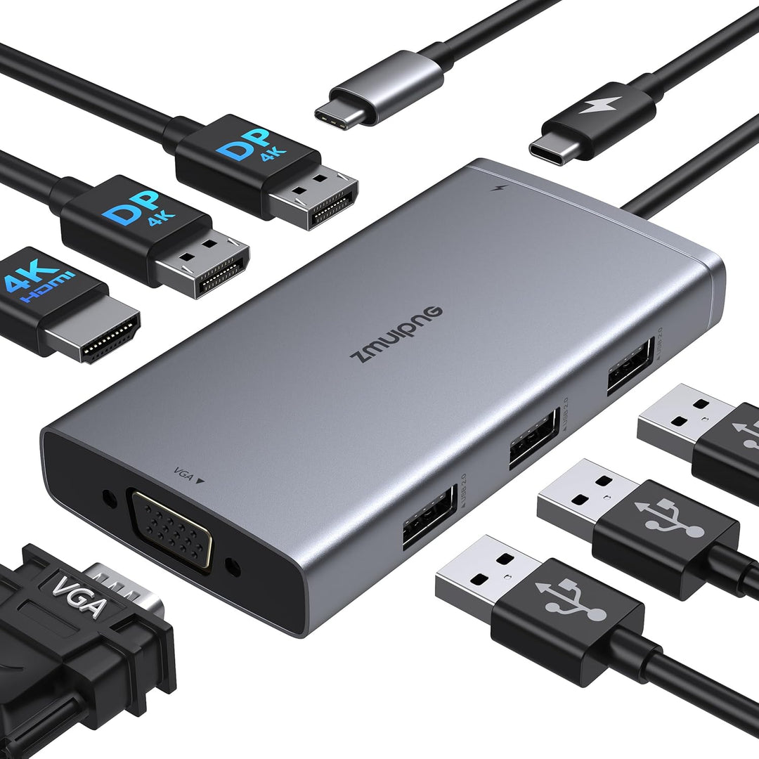 USB C Hub with HDMI USB (8 IN1 USBC Dock), 8 IN1 USBC Dock