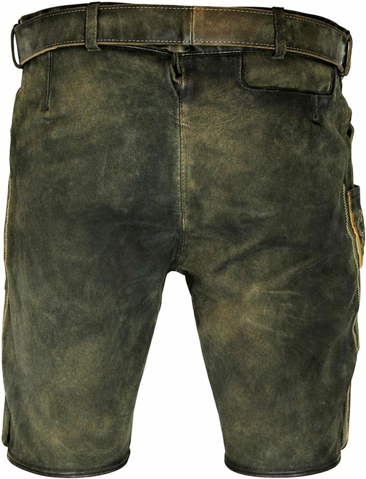 Maddox Herren Lederhose Ronn 48 Antik - Moor, 48 Antik - Moor