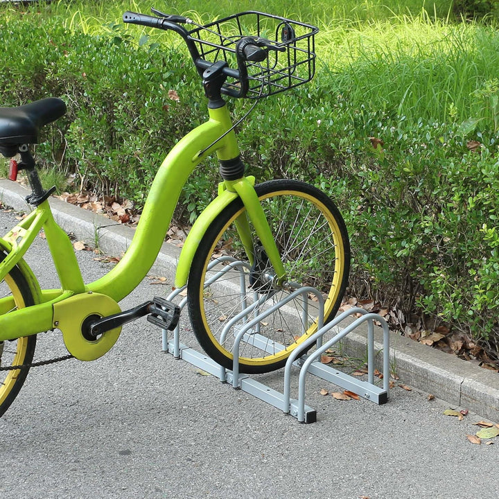 Wiltec Fahrradständer für Fahrräder und für Wandmontage geeignet Fahrradbügel 3 Räder, geschraubt, 3