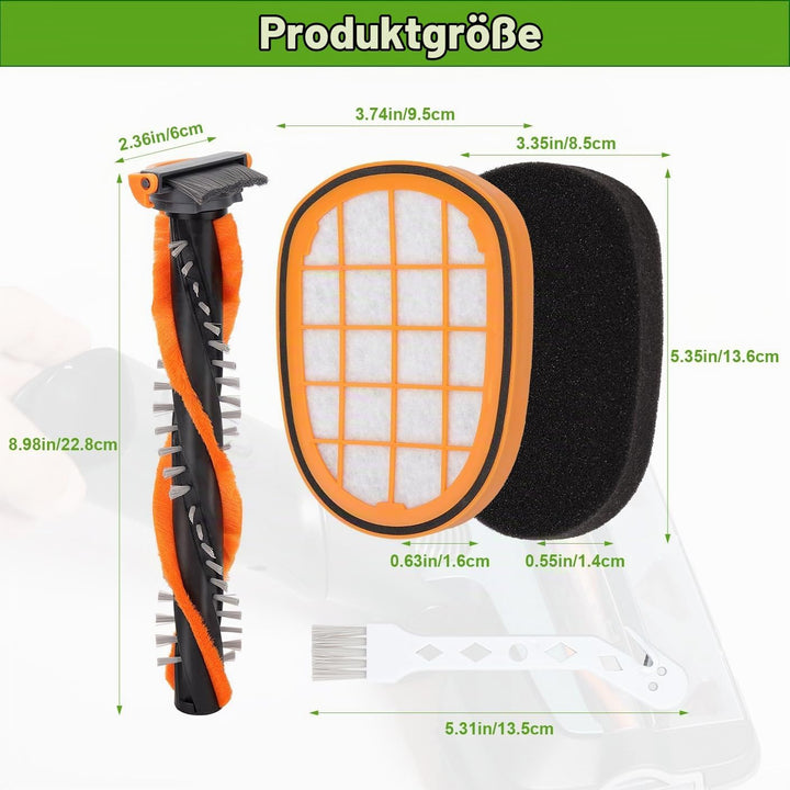 6+1 Stück Filter für Philips SpeedPro Max Akkusauger, FC5005/01 Ersatzfilter Zubehör für Philips FC6