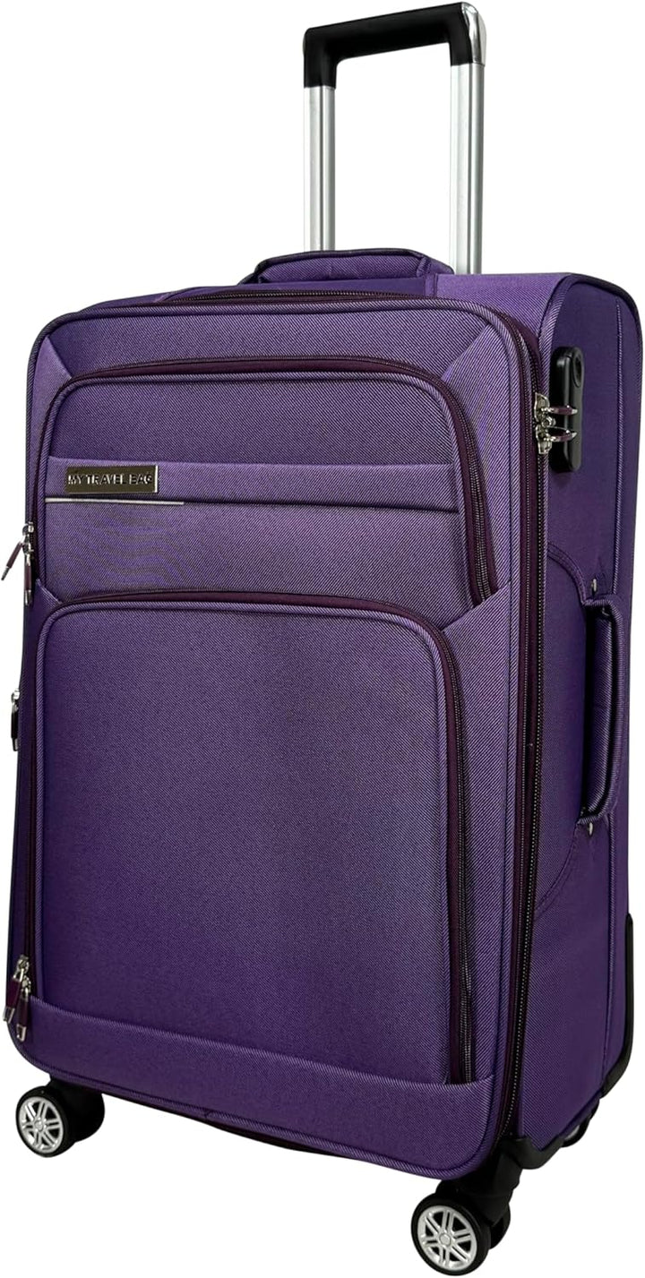 Koffer Handgepäck Stoff Rollkoffer Reisekoffer Trolley Erweiterbar mit Zwillingsrollen (M/L/XL/XXL o
