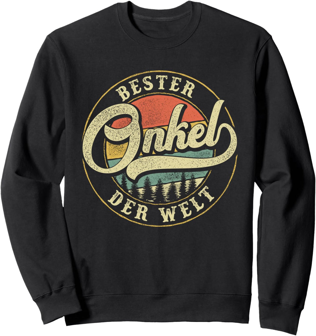 Vintage bester Onkel der Welt Vatertagsgeschenk für Onkel Sweatshirt