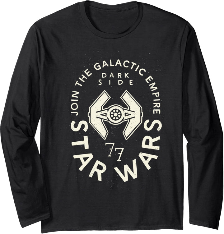 Star Wars Join The Galactic Empire TIE Fighter Poster Langarmshirt