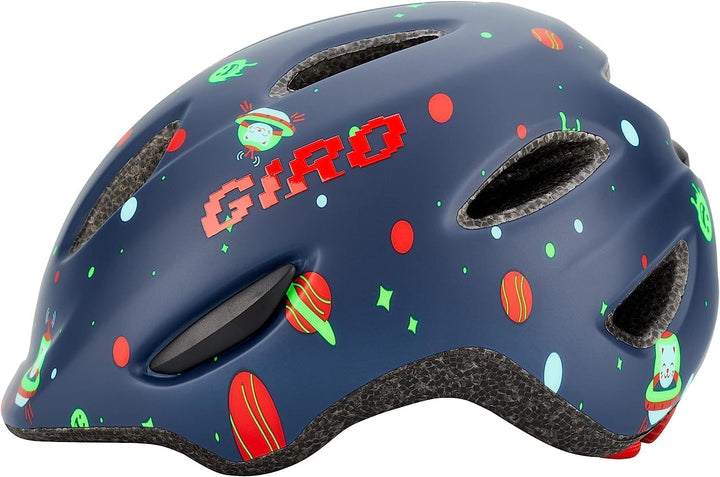 Giro Scamp Kinder Fahrrad Helm matt Midnight Space blau 2023 XS, XS