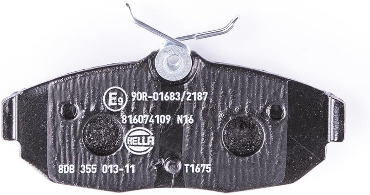HELLA PAGID 8DB 355 013-111 Bremsbelagsatz - T1675 - Dicke/Stärke: 17.3mm - Bremssystem: Lucas - nic